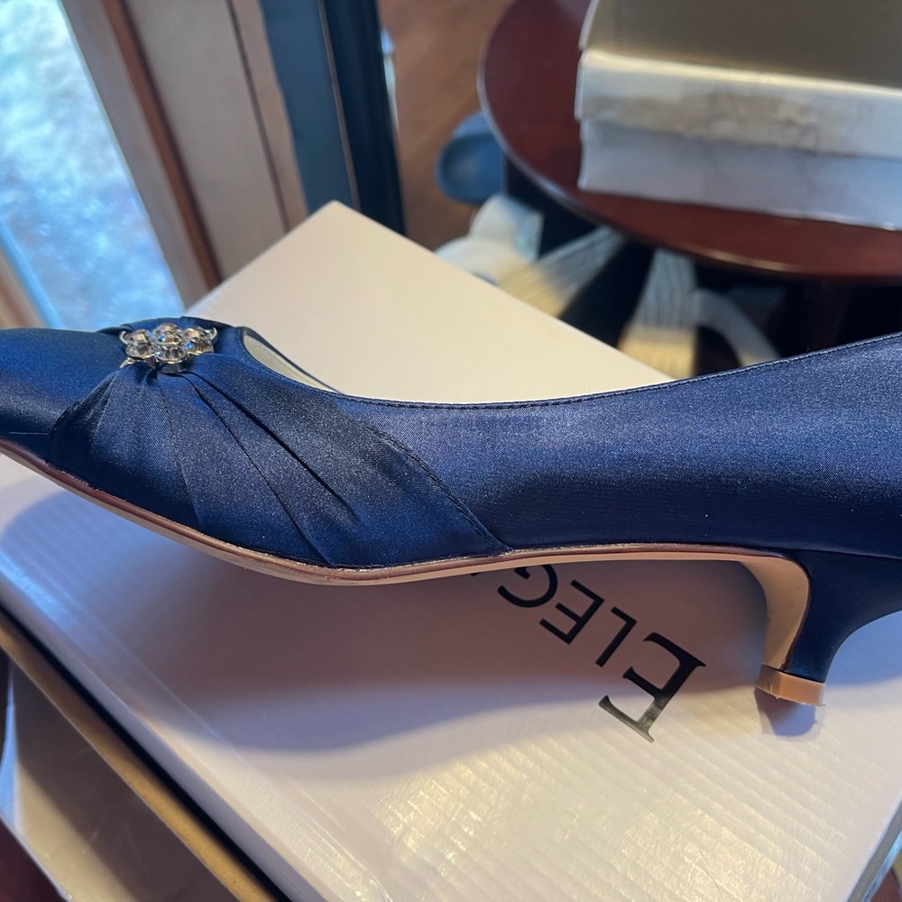 Park Elegance dress heel. Satin - Picture 3 of 6